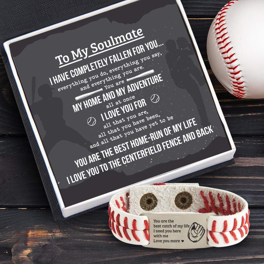 Baseball Bracelet - Baseball - To My Soulmate - You Are The Best Catch Of My Life - Gbzj13001