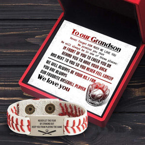 Baseball Bracelet - Baseball - To Our Grandson - Never Feel Lonely - Gbzj22003