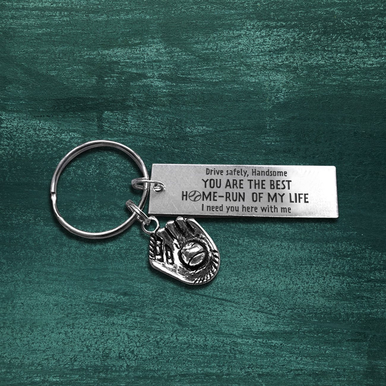Baseball Glove Keychain - Baseball - To My Man -You Are The Best Catch Of My Life - Gkax26021