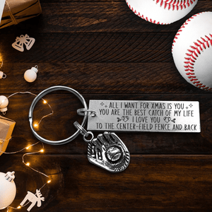Baseball Glove Keychain - Baseball - To My Man - You Are The Best Decision I Ever Made - Gkax26030