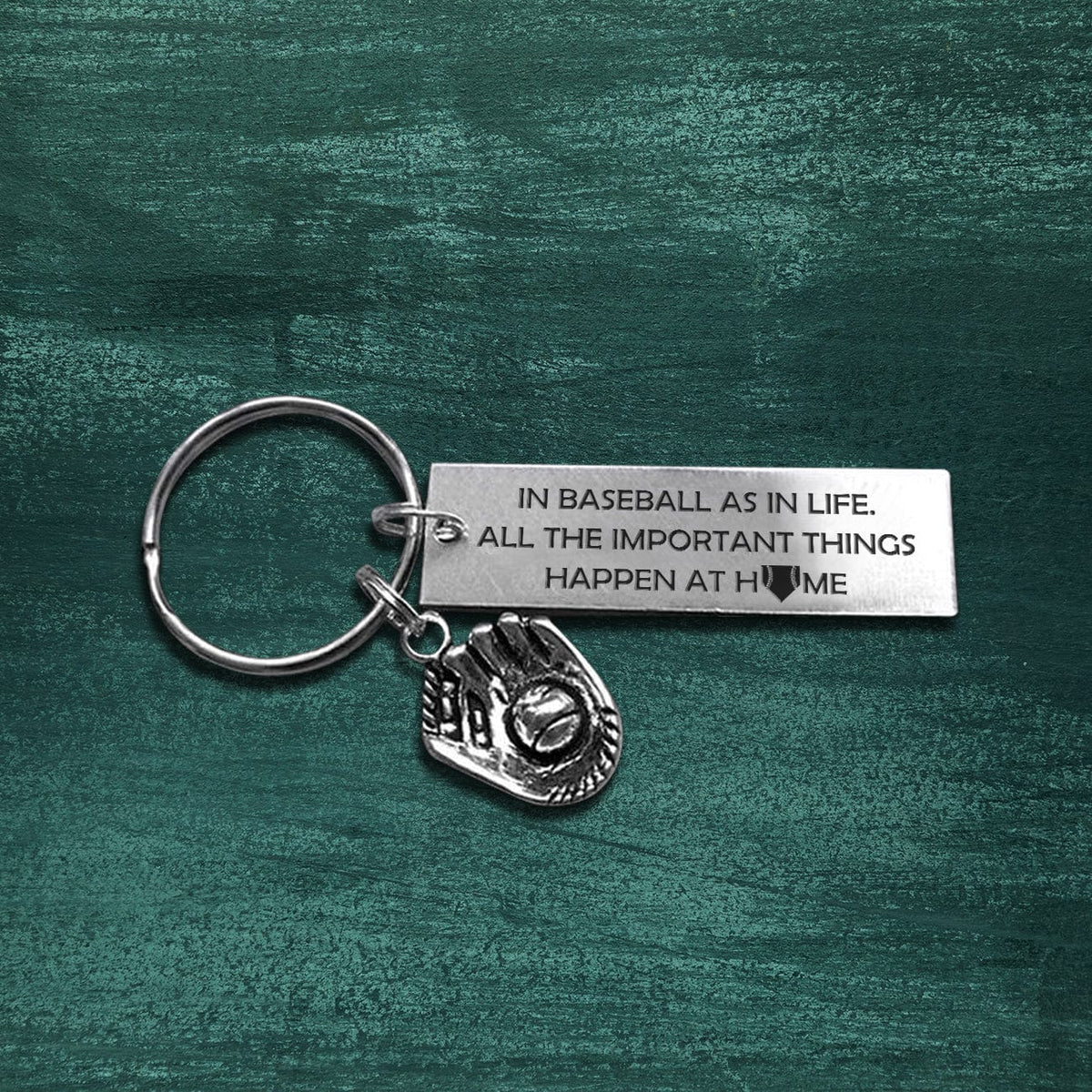 Baseball Glove Keychain - Baseball - To My Son - I Will Always Be Your No.1 Fan - Gkax16008