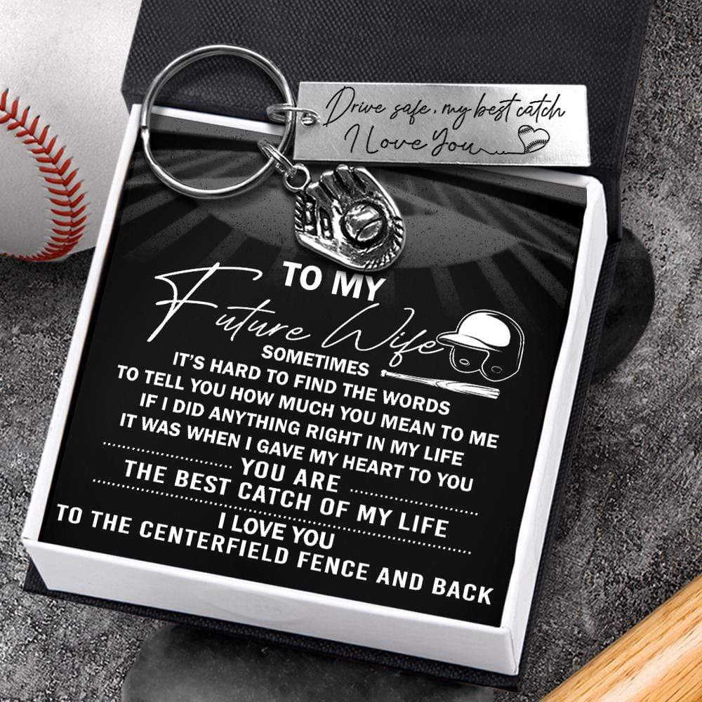 Baseball Glove Keychain - To My Future Wife - How Much You Mean To Me - Gkax25003