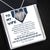 Baseball Heart Necklace - Baseball - To My Wife - Being With You Keeps Me Alive - Gnd15022