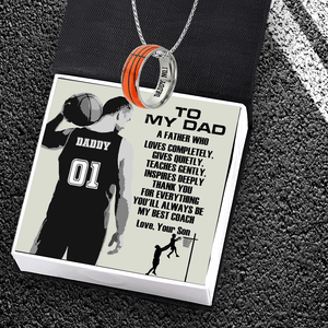 Baseball Pendant Necklaces - Baseball - To My Dad - Thank You For Everything - Gnff18001