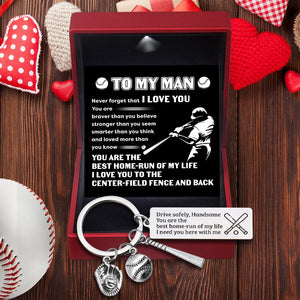Baseball Set Keychain - Baseball - To My Man - You Are The Best Home-Run Of My Life - Gkzy26002