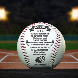 Baseball - To My Dad - From Son - Thanks For Teaching Me To Catch And Throw - Gaa18002