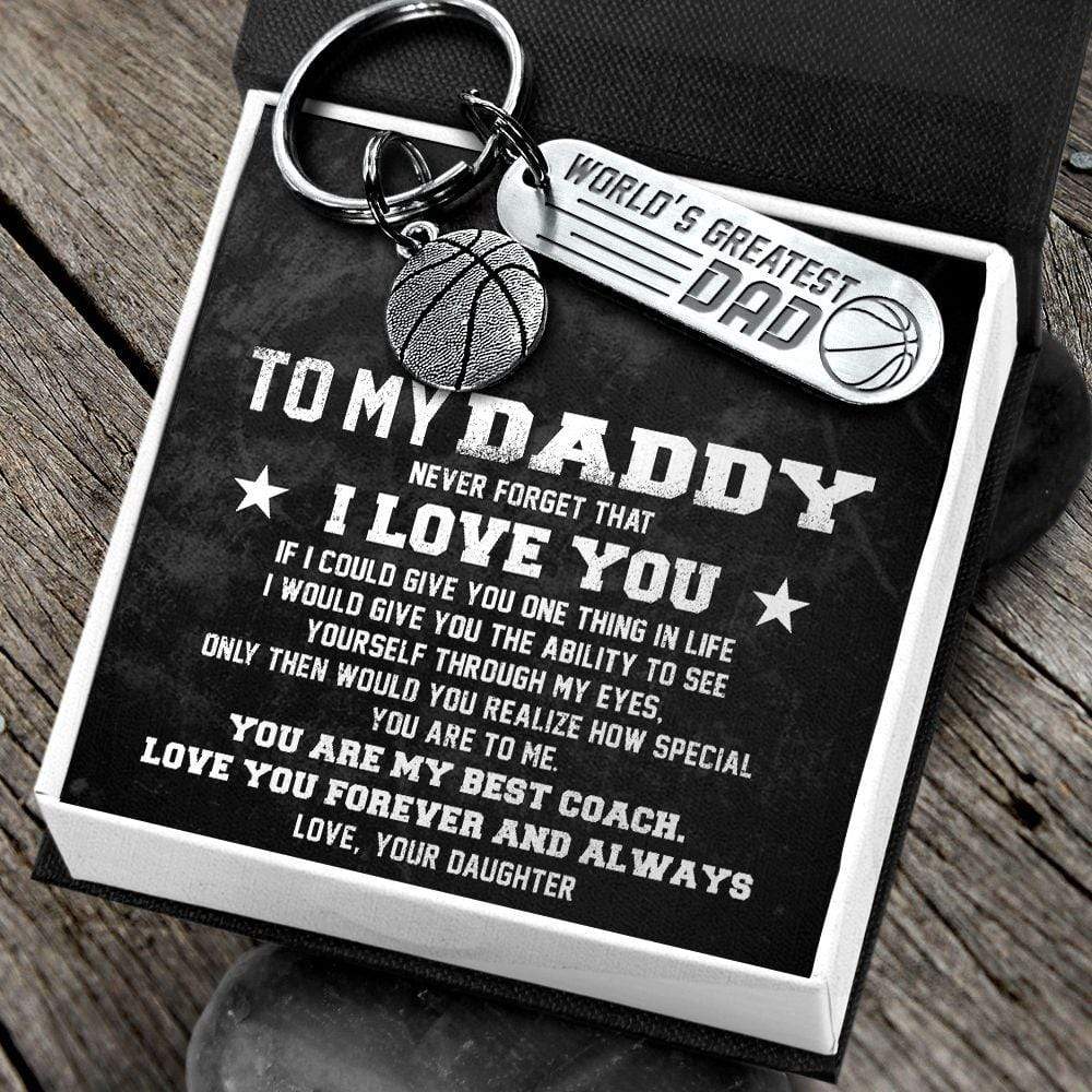 Basketball Keychain - To My Dad - From Daughter - How Special You Are To Me - Gkbd18003