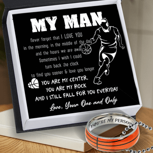 Basketball Pendant Necklace - Basketball - To My Man - Sometimes I Wish I Could Turn Back The Clock - Gnfk26001