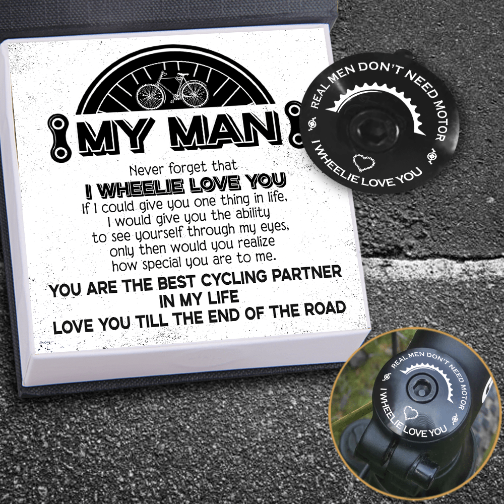 Bike Headset Cap - Cycling - To My Man - How Special You Are To Me - Gznc26006