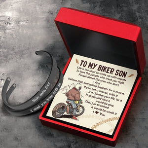 Biker Couple Bracelets - Biker - To My Son - I Love You - Gbt16005