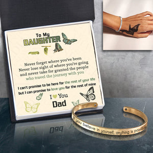 Bracelet - Butterfly - From Dad - To My Daughter - I Love You - Gbzf17018