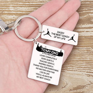 Calendar Keychain - Basketball - To My Dad - Teaches Gently, Inspires Deeply - Gkr18010
