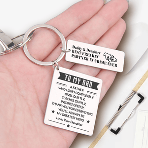 Calendar Keychain - Family - To My Dad - From Daughter - Daddy And Daughter - Gkr18012