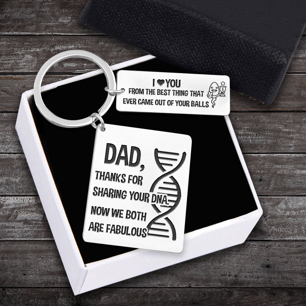 Calendar Keychain - Family - To My Dad - I Love You - Gkr18027
