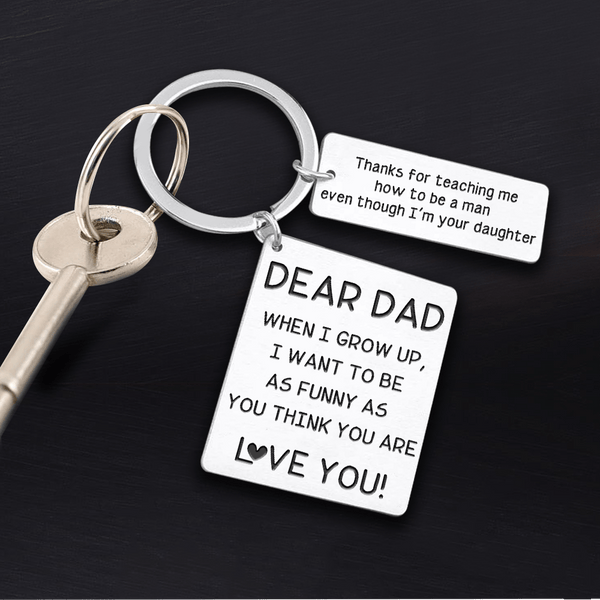 Love you calendar keychain on sale