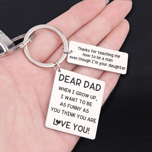 Calendar Keychain - Family - To My Dad - Love You - Gkr18017