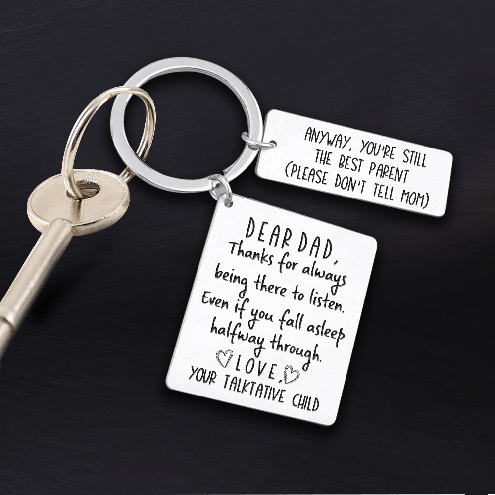 Calendar Keychain Family To My Dad Thanks For Always Being