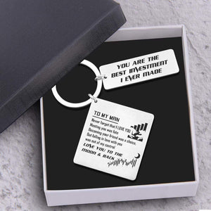 Calendar Keychain - Stock - To My Man - You Are The Best Investment I Ever Made - Gkr26032