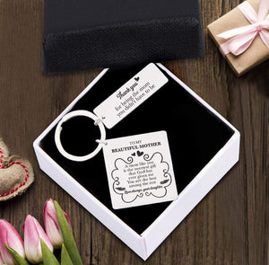 Calendar Keychain - To My Beautiful Mom - From Daughter - Thank You For Being My Mom - Gkr19015