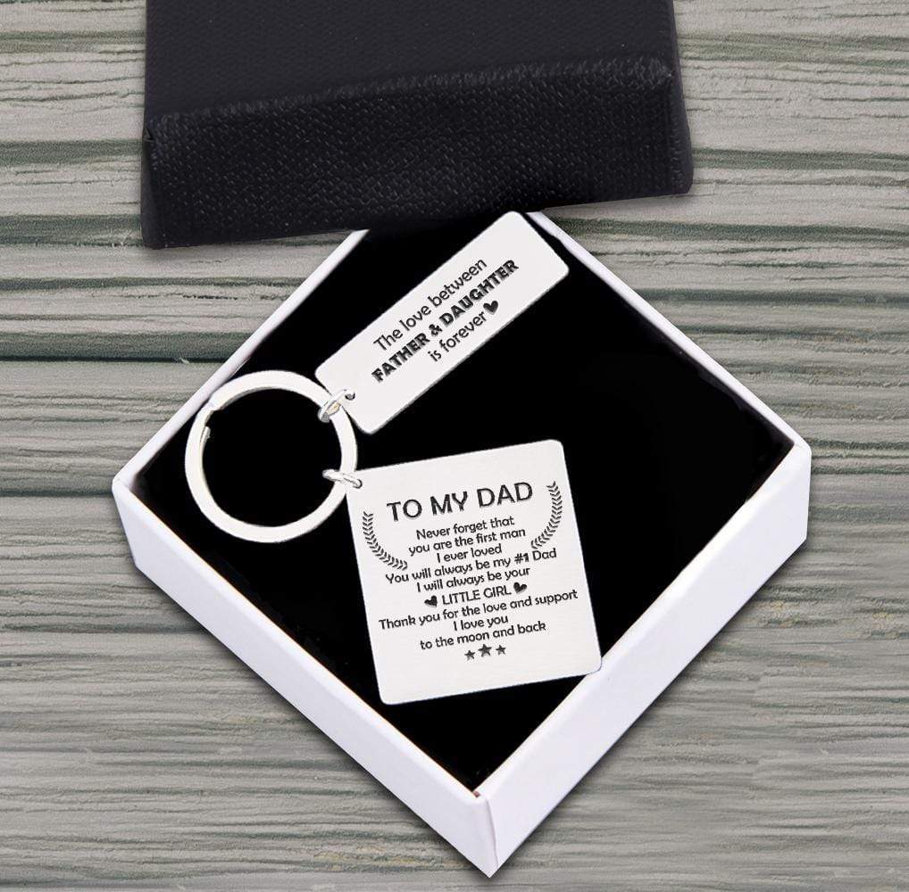 Calendar Keychain - To My Dad - From Daughter - Never Forget You Are The First Man I Ever Loved - Gkr18003