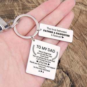 Calendar Keychain - To My Dad - From Daughter - Never Forget You Are The First Man I Ever Loved - Gkr18003