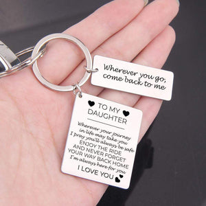 Calendar Keychain - To My Daughter - I'm Always Here For You - Gkr17003