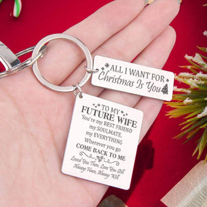 Calendar Keychain - To My Future Wife - Loved You Then, Love You Still - Gkr25006