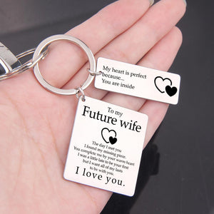 Calendar Keychain - To My Future Wife - The Day I Met You - Gkr25002