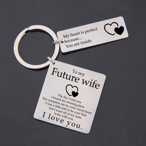 Calendar Keychain - To My Future Wife - The Day I Met You - Gkr25002