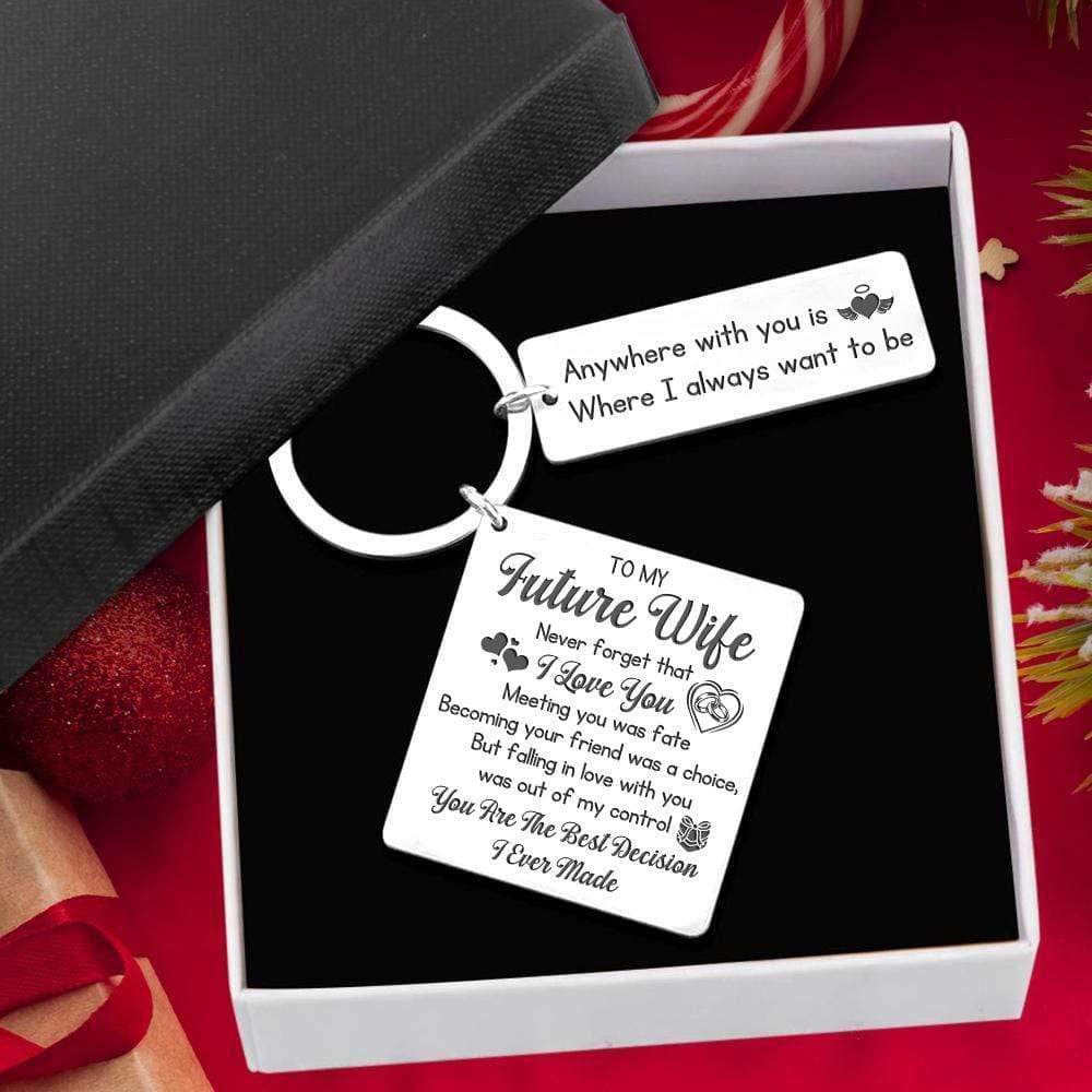 Calendar Keychain - To My Future Wife - You Are The Best Decision I Ever Made - Gkr25007
