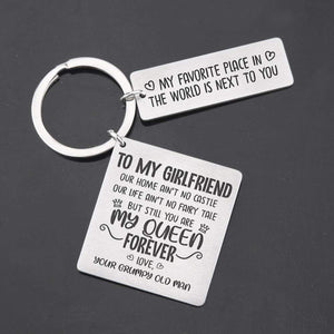 Calendar Keychain - To My Girlfriend - You Are My Queen Forever - Gkr13012