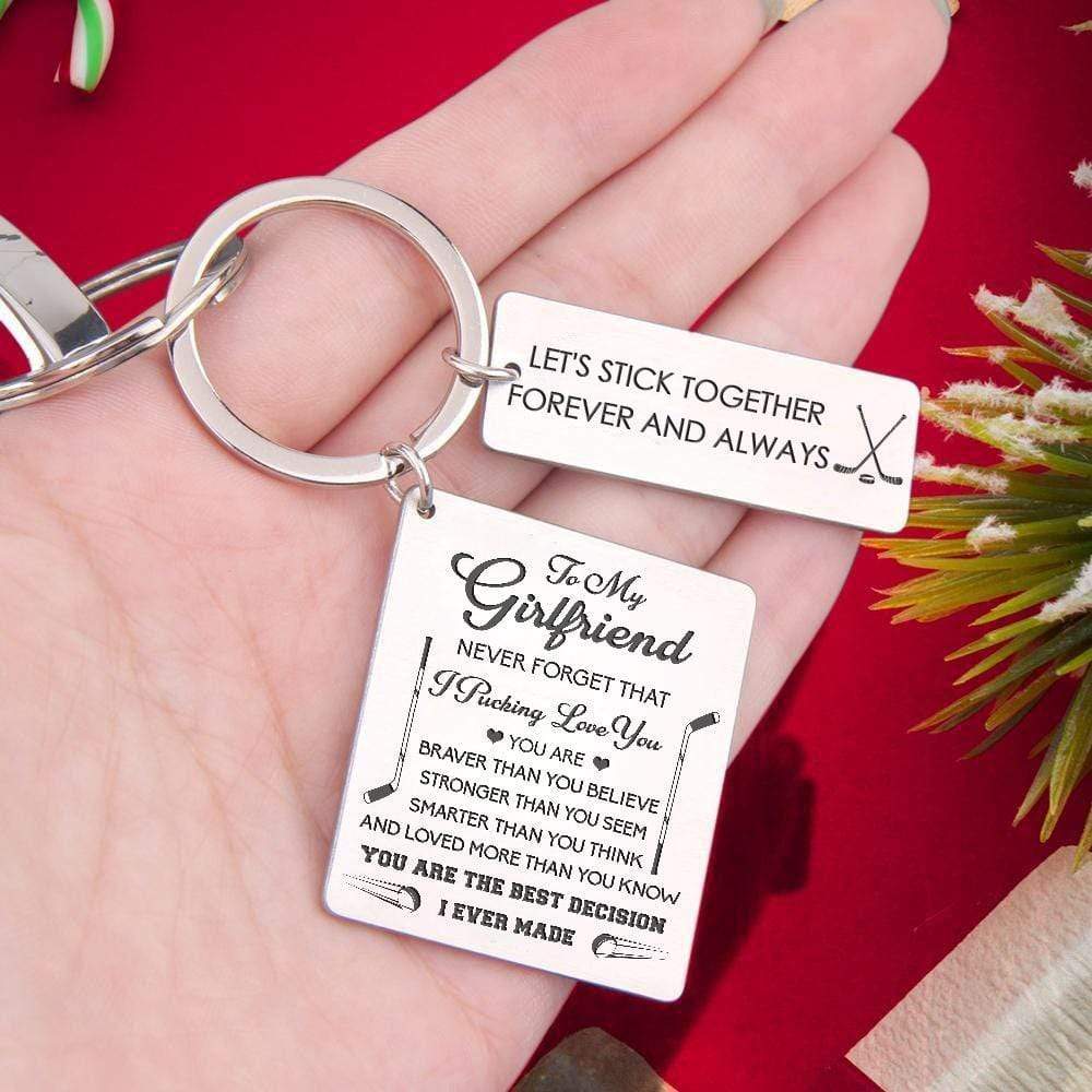 Calendar Keychain - To My Girlfriend - You Are The Best Decision I Ever Made - Gkr13016
