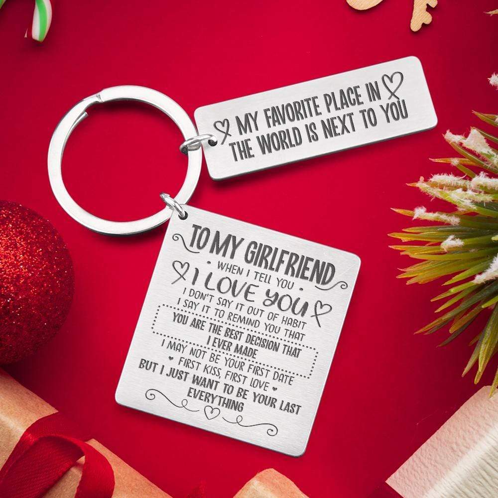 Calendar Keychain - To My Girlfriend - You Are The Best Thing That Ever Happened To Me - Gkr13011