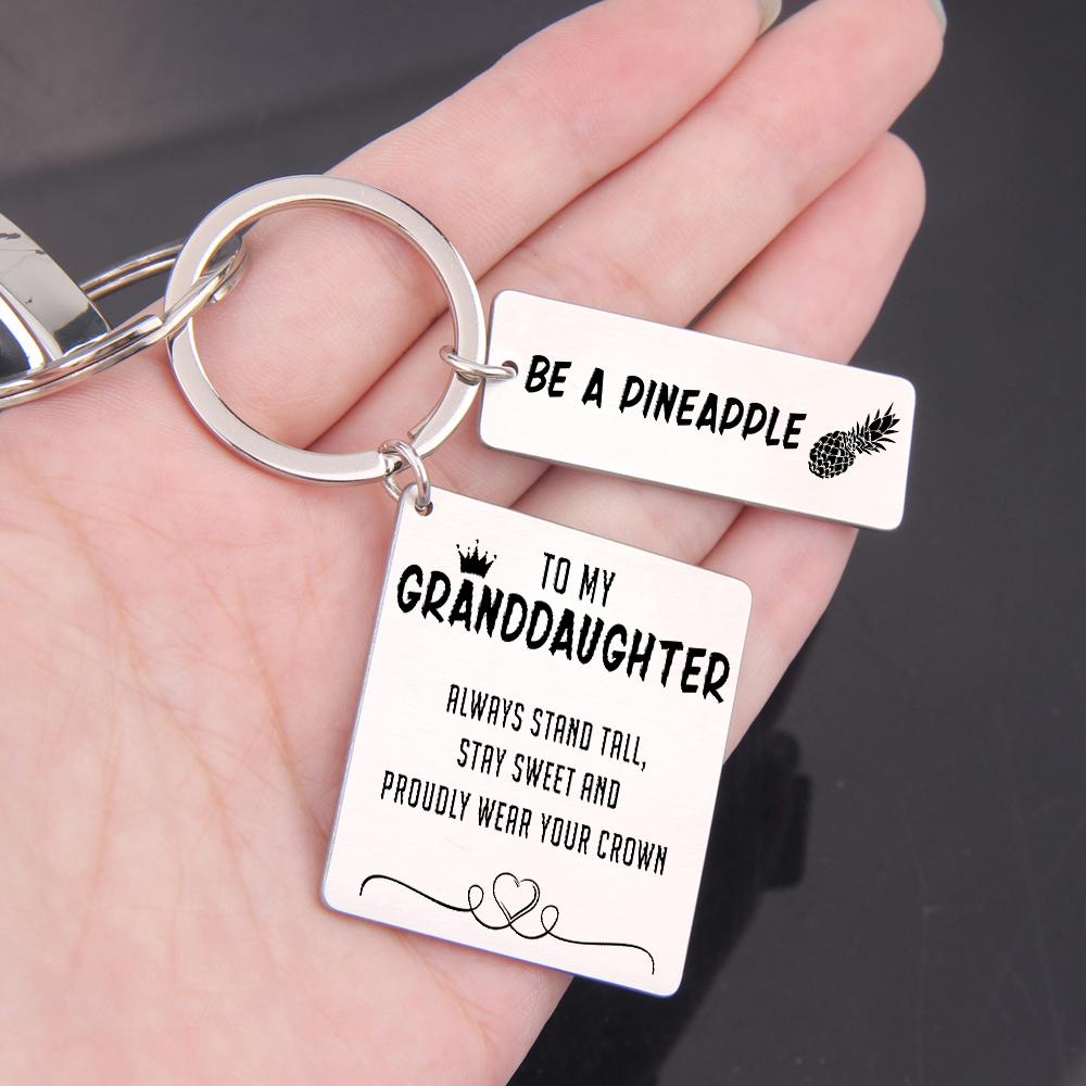Calendar Keychain - To My Granddaughter - Be A Pineapple - Gkr23001