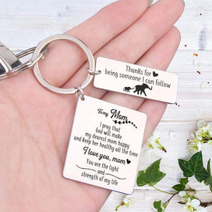 Calendar Keychain - To My Mom - God Will Make My Dearest Mom Happy - Gkr19017