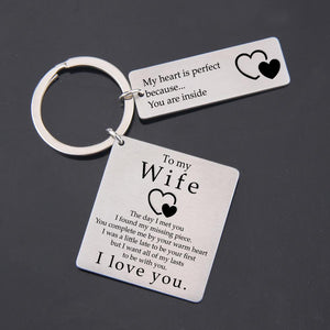 Calendar Keychain - To My Wife - The Day I Met You - Gkr15002