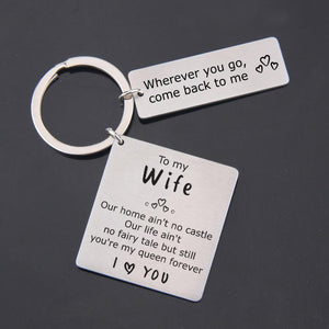 Wrapsify Calendar Keychains For Handbag & Wallet Accessories - To My Wife - Gkr15003
