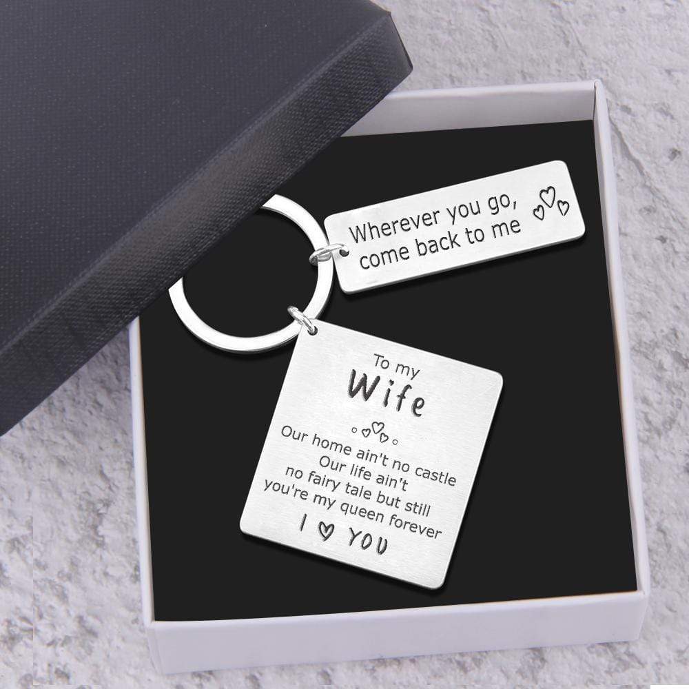Calendar Keychain - To My Wife - You Are My Queen Forever - Gkr15003