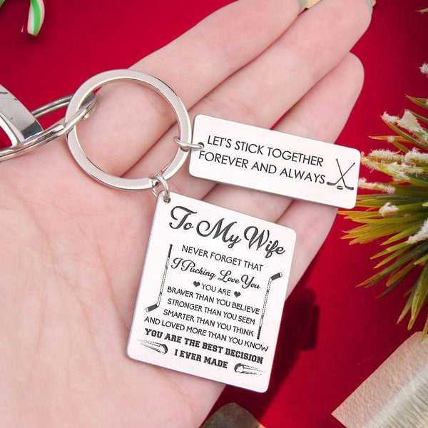 To my 2025 wife keychain