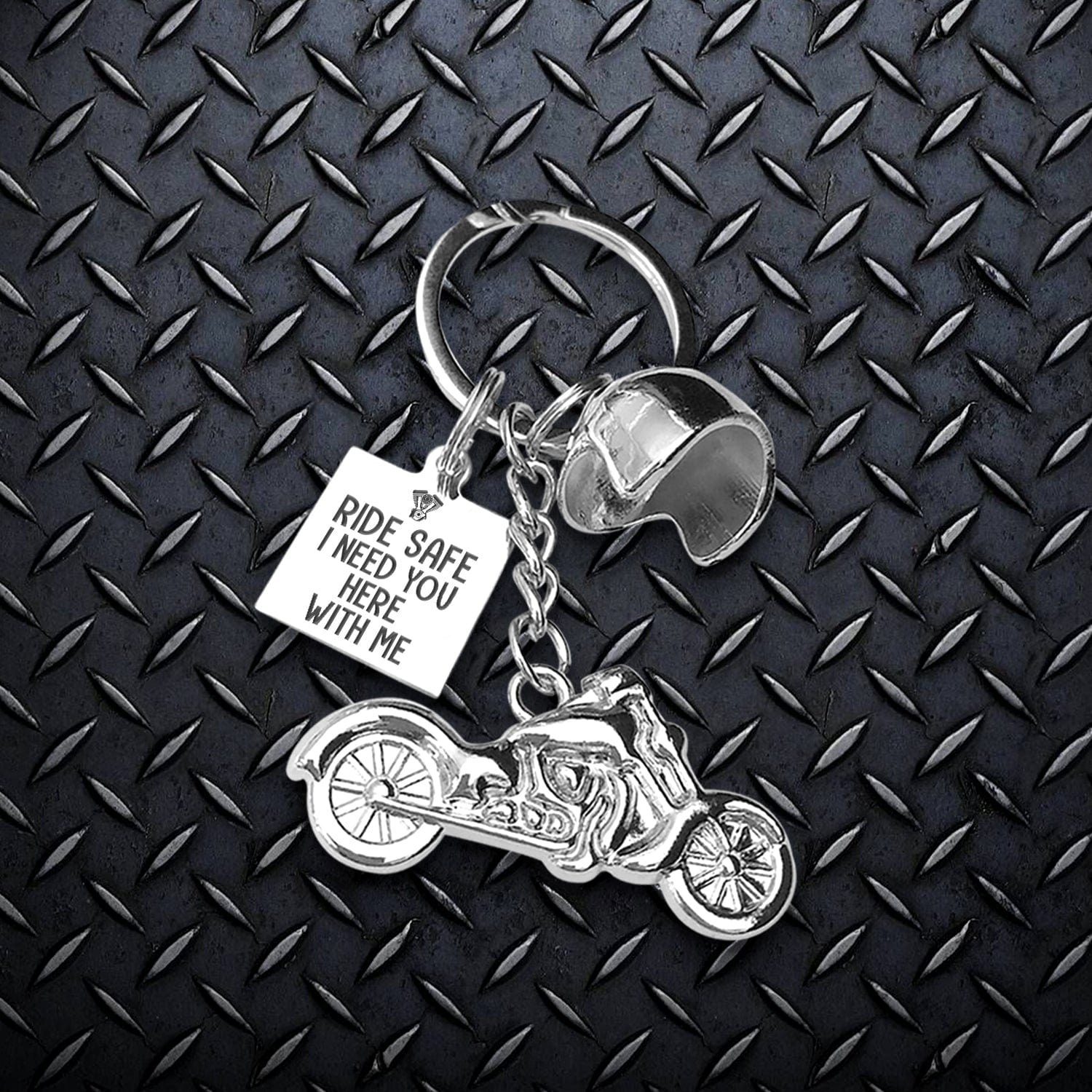 Wrapsify Classic Bike Keychain - to My Son from Mom - You Will Always Be My Little Boy - Gkt16013