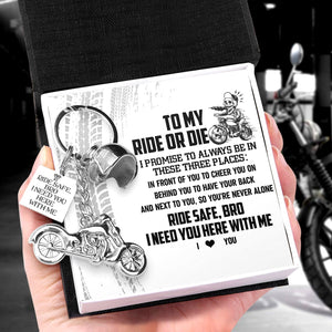 Classic Bike Keychain - Biker - To My Brother - We Always Have Your Back  - Gkt33005
