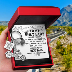 Classic Bike Keychain - Biker - To My Lady - I Love You - Gkt13007