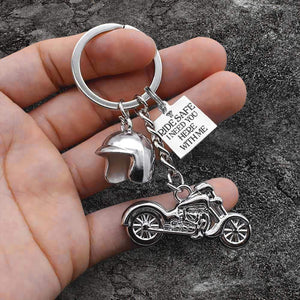 Classic Bike Keychain - To My Boyfriend - You Complete Me And Make Me A Better Person - Gkt12008