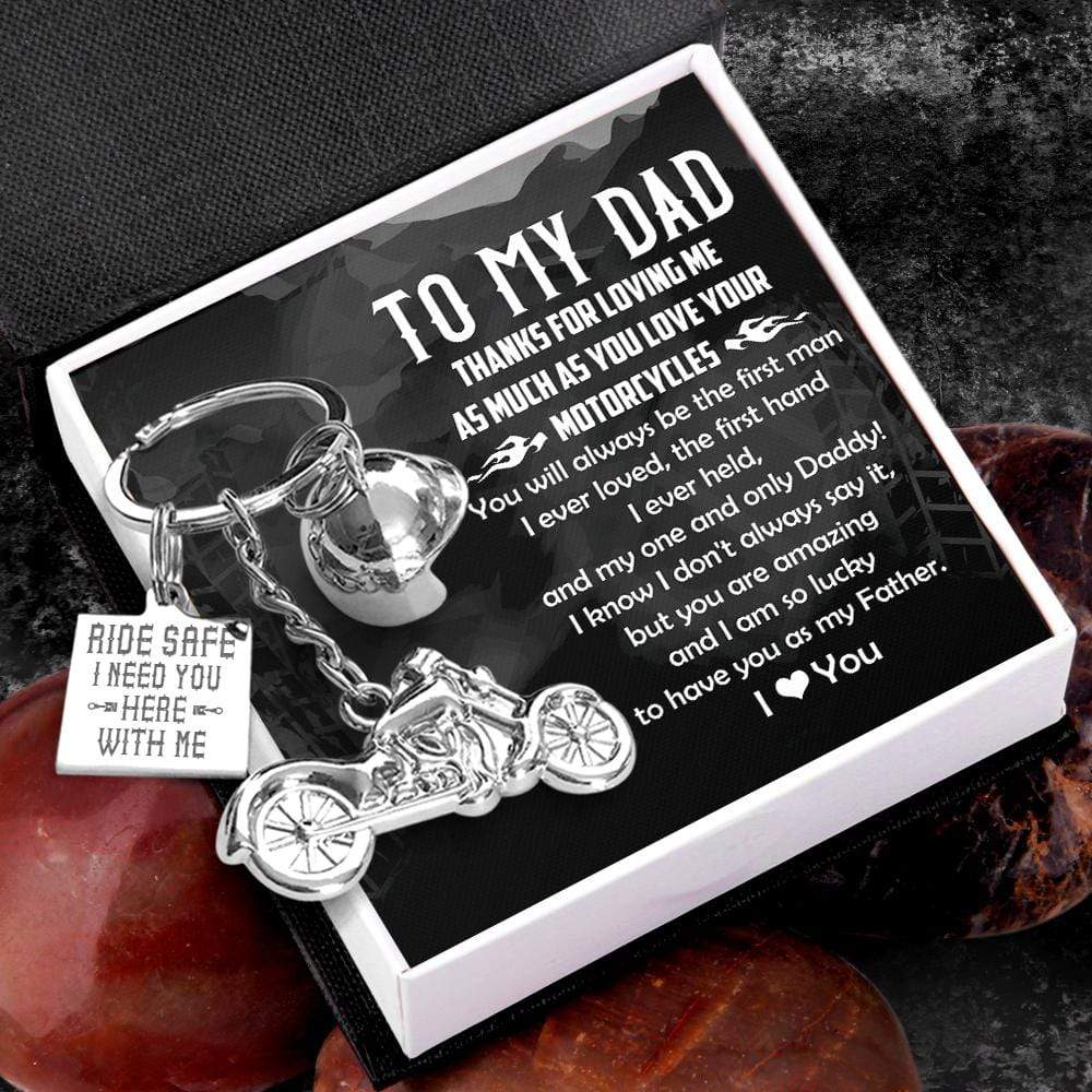 Classic Bike Keychain - To My Dad - My One And Only Daddy - Gkt18013