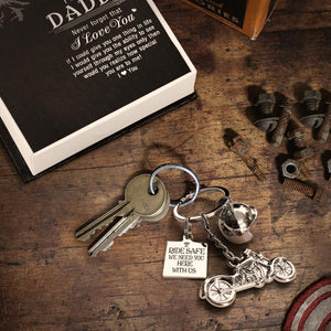 Classic Bike Keychain - To My Daddy - Ride safe always come home to us - Gkt18003