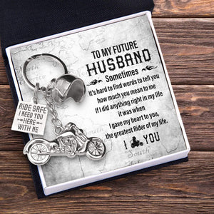Classic Bike Keychain - To My Future Husband - I Love You - Gkt24006