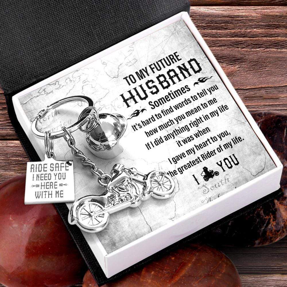Classic Bike Keychain - To My Future Husband - I Love You - Gkt24006