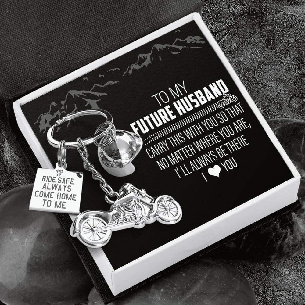 Classic Bike Keychain - To My Future Husband - I Will Always Be There - Gkt24005