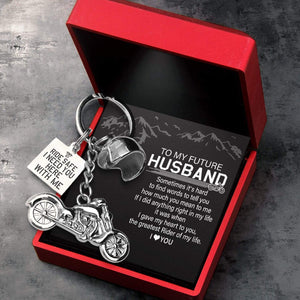 Classic Bike Keychain - To My Future Husband - The Greatest Rider Of My Life - Gkt24003