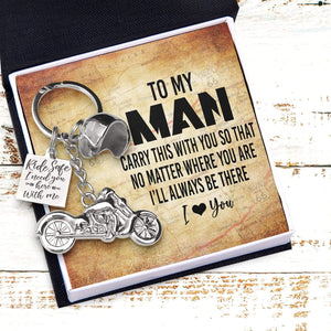 Classic Bike Keychain - To My Man - I Love You - Gkt26014